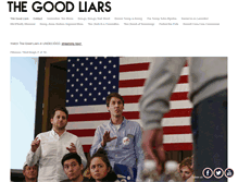 Tablet Screenshot of goodliars.com